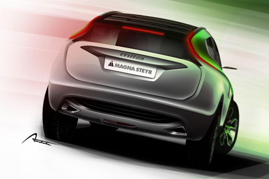 Эскиз Magna Steyr MILA Coupic Concept 2012 года  (фото 9 из 14)